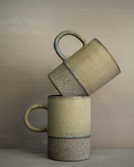 Rustic Handmade Ceramic Mug with handle